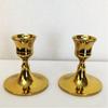 Stylish Alloy Horn Shaped Candle Holder Stand Functional Decoration for Various Settings Modern Designs,Stable Structure