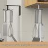 ZNMW Stainless Steel Rotating Kitchen Hook Rack Set