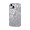 Laser Imd Feather Yarn Suitable for IPhone 15 Mobile Phone Case Silver Color Apple 13 14 Full Cover Protective Case