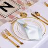 Napkin Ring Golden Metal Napkin Ring Napkin Buckle Leaf Wedding Banquet Anniversary Christmas Table Decoration 1/8 Pieces