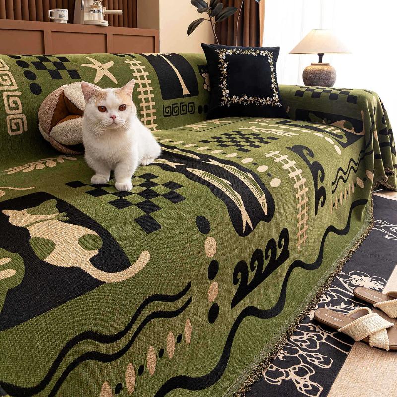 Chenier Sofa Cover Four Seasons Universal Sofa Cover Seat Cushion Cartoon Non-slip Anti-cat Scratch Blanket