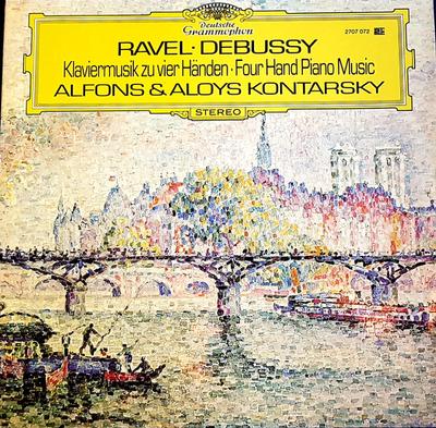 LP Record RAVEL, DEBUSSY, ALFONS & ALOYS KONT - Klaviermusik Zu Vier Handen 2530393 1978 Argentina Classical Used