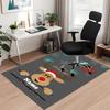 Custom Name Christmas reindeer Printed Carpet, for Office Chair Living Room Bedroom Kitchen Room Decor Gifts.