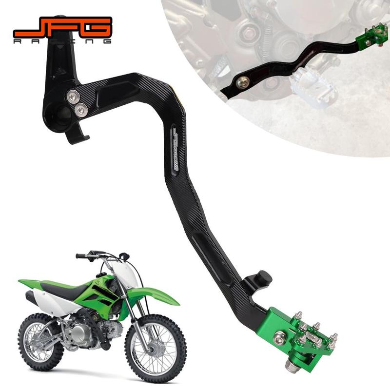 Motorcycle CNC Rear Foot Brake Lever Pedal For Kawasaki KLX110 KLX 110 2010-