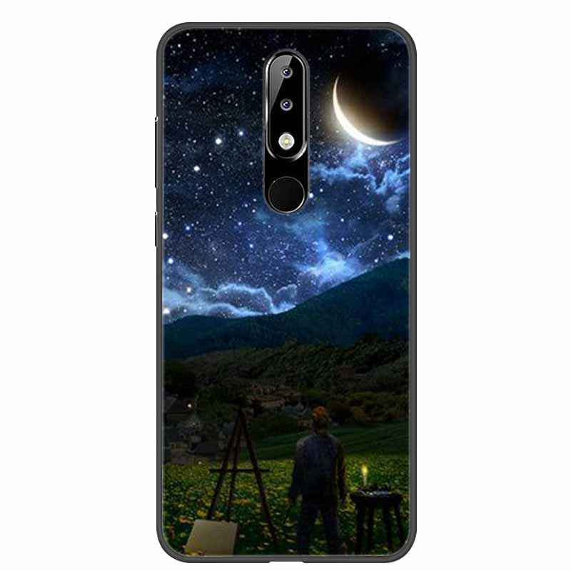 

For Nokia 6.1 Plus Case Lovely Soft Silicone Cartoon Cat TPU Phone Cases for Nokia X6 Cover 6.1Plus Cute Coque for NokiaX6 Shell Nokia X6