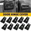 Door Hinge Cover For Jeep Wrangler JK 2007-2017 JKU Unlimited Accessories Black