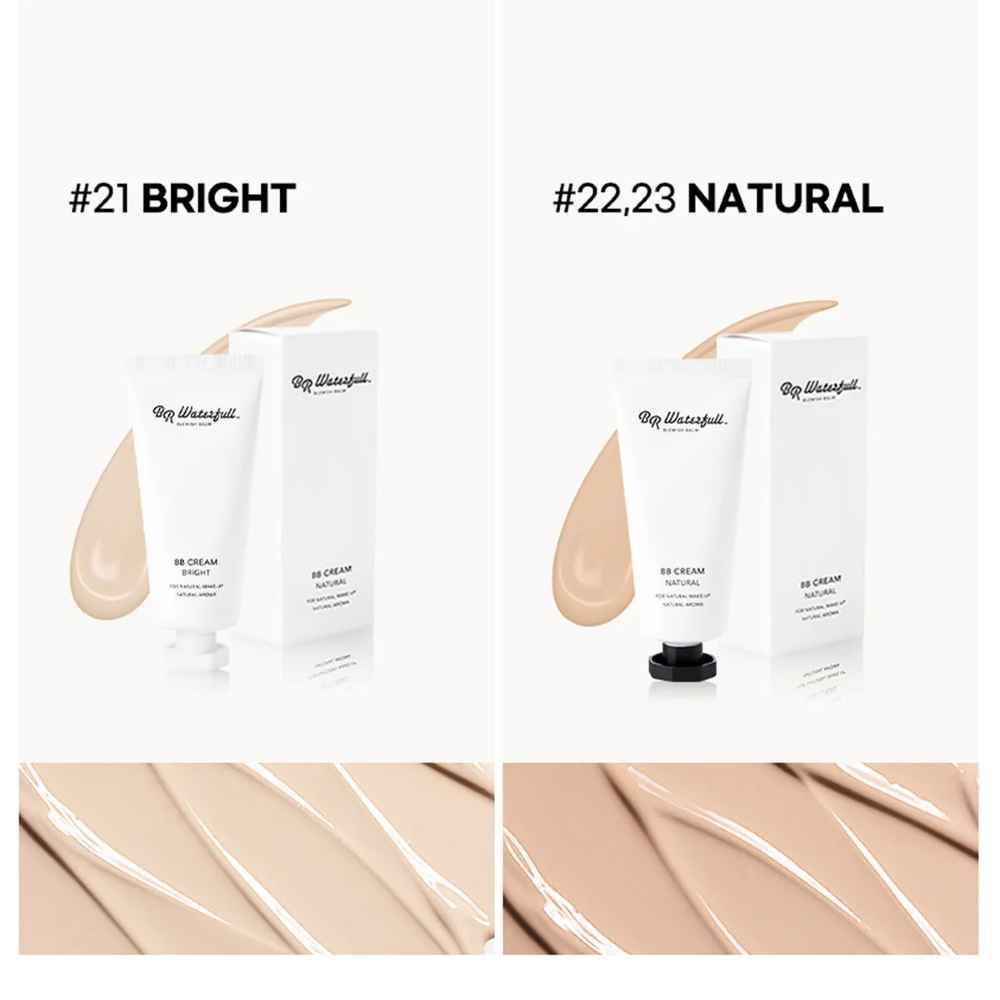 BR Waterfull Blemish Balm BB Cream, Cosméticos Coreanos, Kbeauty, amostra