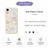 For iPhone 16e Case Cute Lucky Flowers Pattern Printing Straight Edge TPU Phone Back Cover