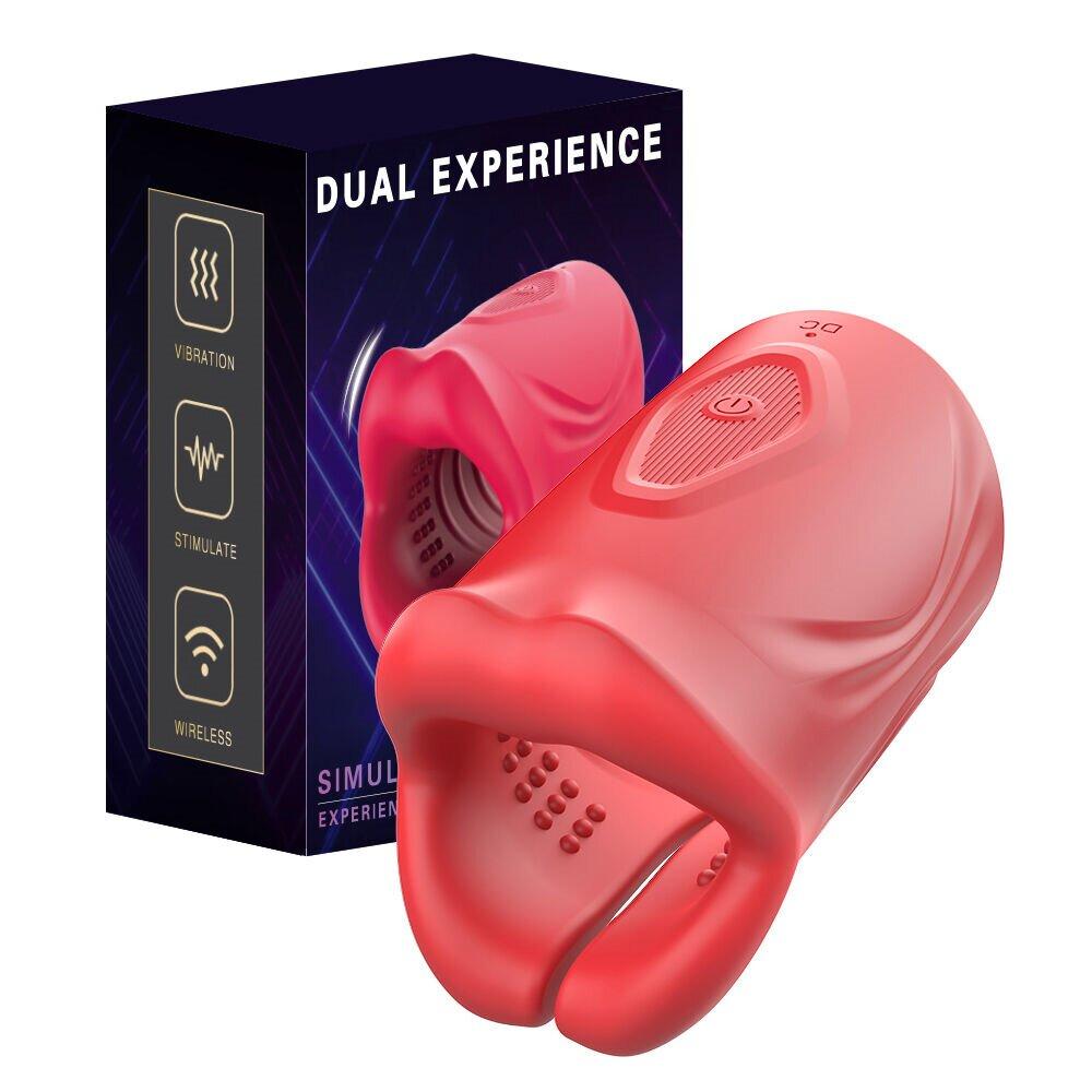 Penis Vibrator for Men Masturbator Sex Machine Penis Delay Trainer Cock Ring Glans Massager Male Sex Toys for Adult Male 18+