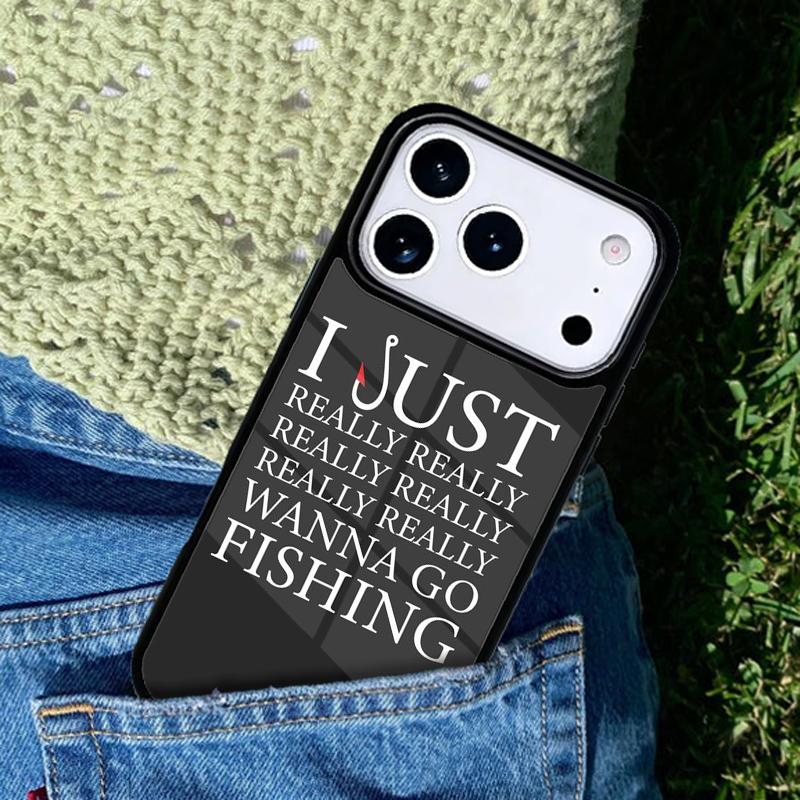 Fishing Quotes phone case cover Compatible with for IPhone 17air 16e 15 14 13 12 11Pro Max 17 Air
