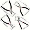 4 Pack 8 Inch Multi Tool Pliers, Cr-V Combination Pliers Set, Including Groove Joint Plier, Diagonal Cutting Plier, Needle Nose Plier, Linesman Plier