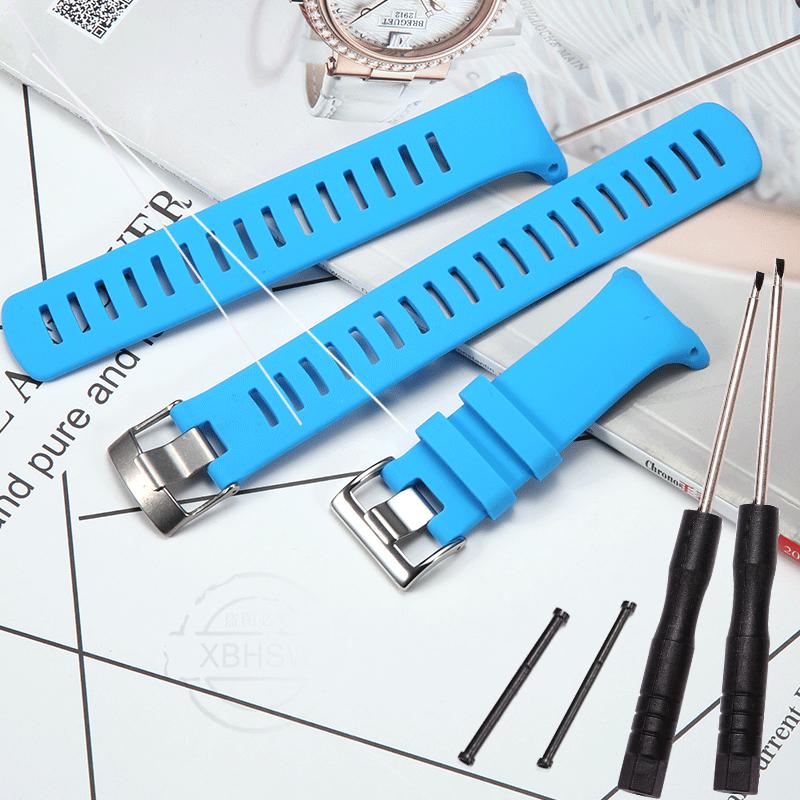 D4 Silicone Replacement Watch Band For Suunto D4 D4i Novo Dive Men Women Strap Sports Waterproof Wristband Pin Buckle Bracelet