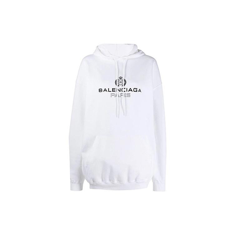 Balenciaga Sweatshirt Loose Fit Women`s White