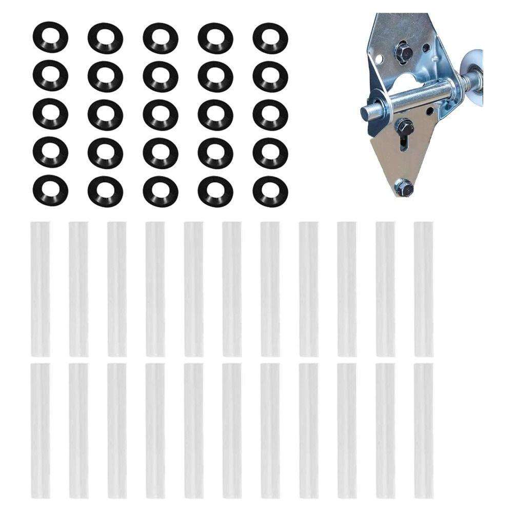20pcs Quiet Roller Garage Door Rollers Precision Bearing Heavy Duty Garage Roller Kit Noise Reduction High Load