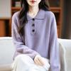 Women's Cashmere Sweater 30% Cashmere 70% Wool Autumn and Winter Pullover Warm and Fashionable