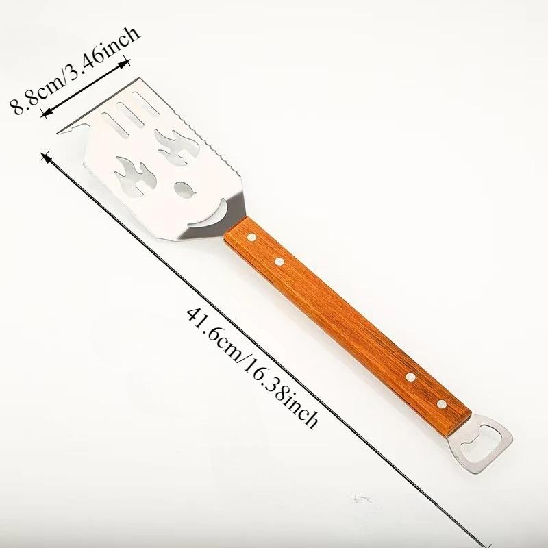 

Stainless Steel Barbecue Meat Tongs Multifunctional Sausage Asador Food Outdoor BBQ Clip Barbecue Smoker Accessories 7 in 1