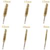 Cleaning Brush Hex Shank Threaded Bore Wire Inner Cylinder Brass Wire Brush Hand Polishing Tool Set Set, Brush, Brush, Brush, Brush, Set, Tool, (8mm,