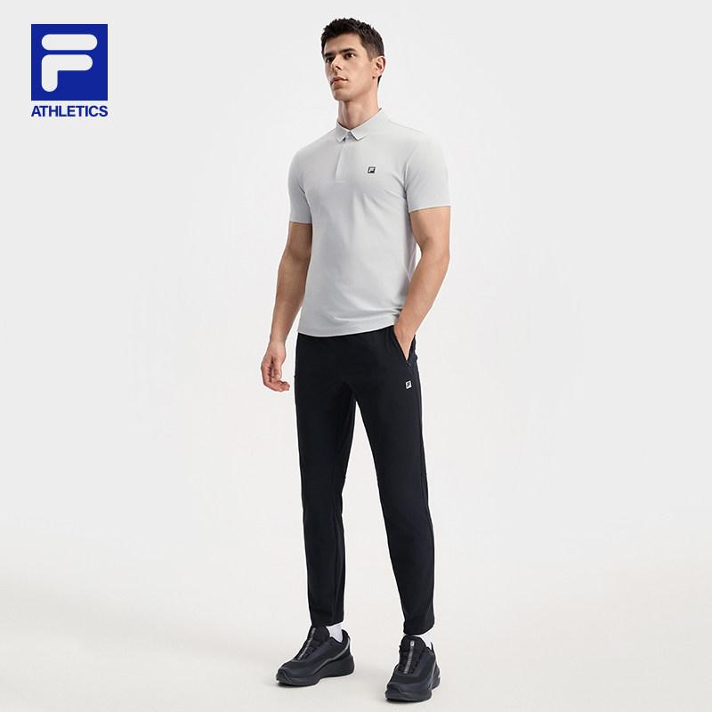 FILA Fitness Cool Dry Casual Comfortable Polo Shirt Men tops A61M621110F-GY