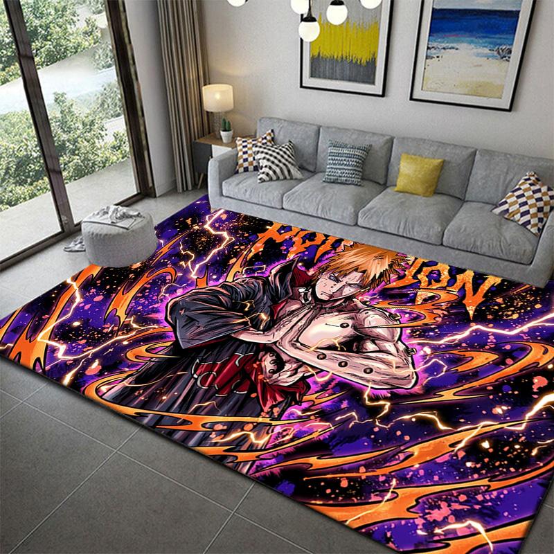 Naruto Sword Carpet Rug for Living Room Bedroom Home Sofa Decoration,Kids play Non-slip Floor Mat