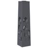 Solar LED Path Light 2 Pcs Anthracite Cold Rolled Steel