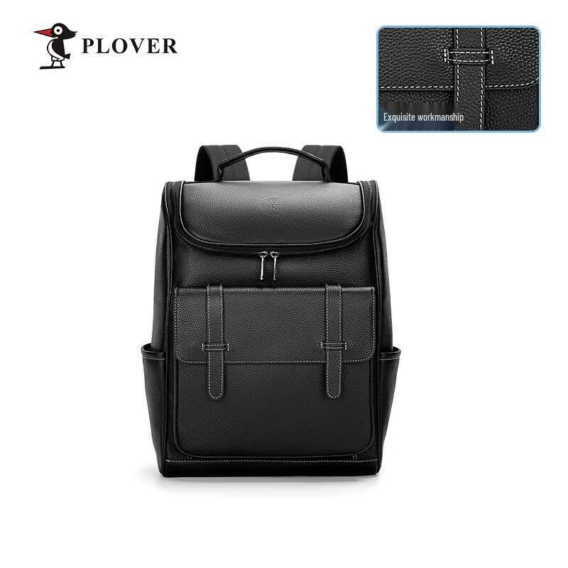 Plover Men s Genuine Leather Backpack