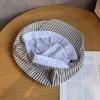 Color Solid Stripes Eight Panel Hat Breathability Women Casual Outfits Summer