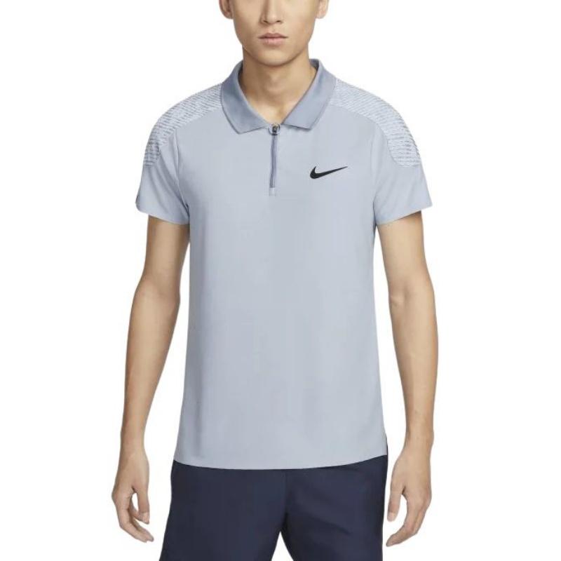 Nike Dri-Fit Lightweight Breathable Knitted Tennis Shirt Men tops FD5245-440 S