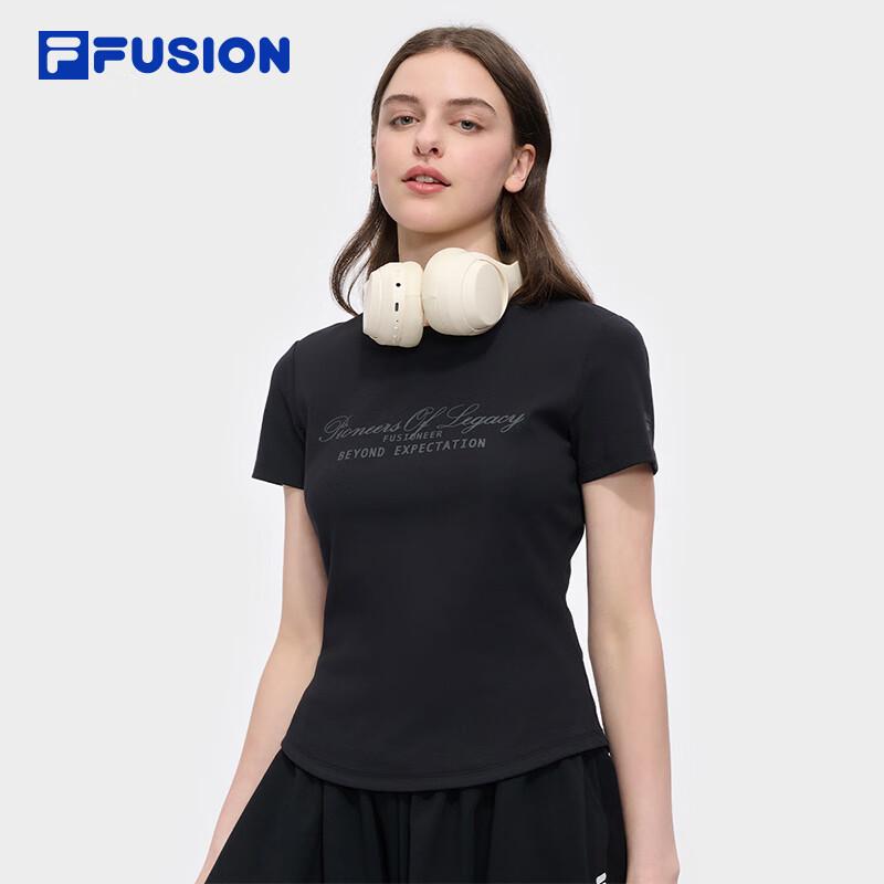FILA FUSION Women s Short Sleeve Knit T-Shirt L