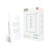 Tuya Moes Glass WiFi Wall Touch Smart Light Switch 1/2/3/4 Gang RF Wireless  Muilti-Control Compatible with AlexaGoogle Home