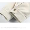 Harrington Herren Winter Baumwoll- und Lederjacke: Verdickte, Warme, Samtgefütterte Oberbekleidung mit Stehkragen