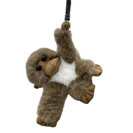 Monkey Doll Plush Toy Soft Cuddly Three-Dimensional Lucky Long Arm Monkey Doll Car Hanging Ornament