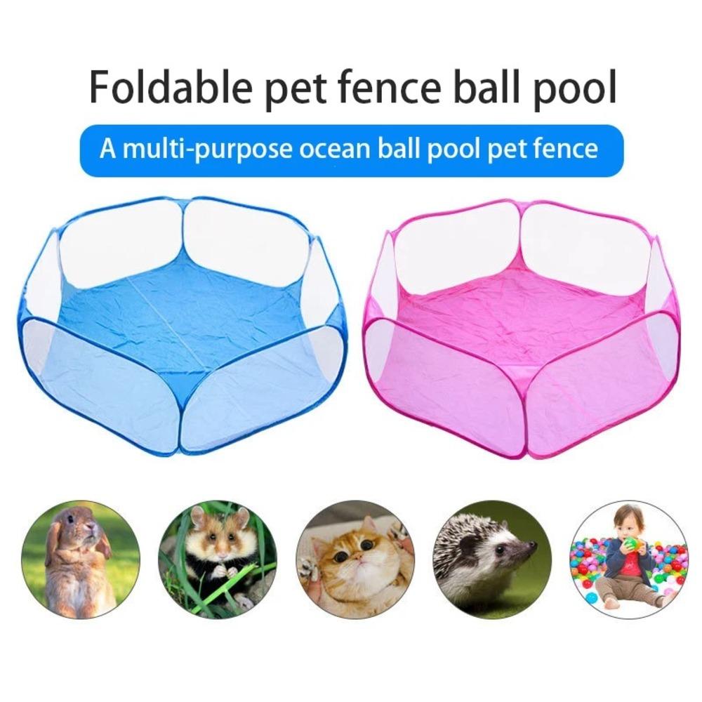 Portable Folding Pet Playpen Playpen for Small Dog Cat Game Fence Hamster Chinchillas Guinea Pigs Small Animal Cage Pet Tent