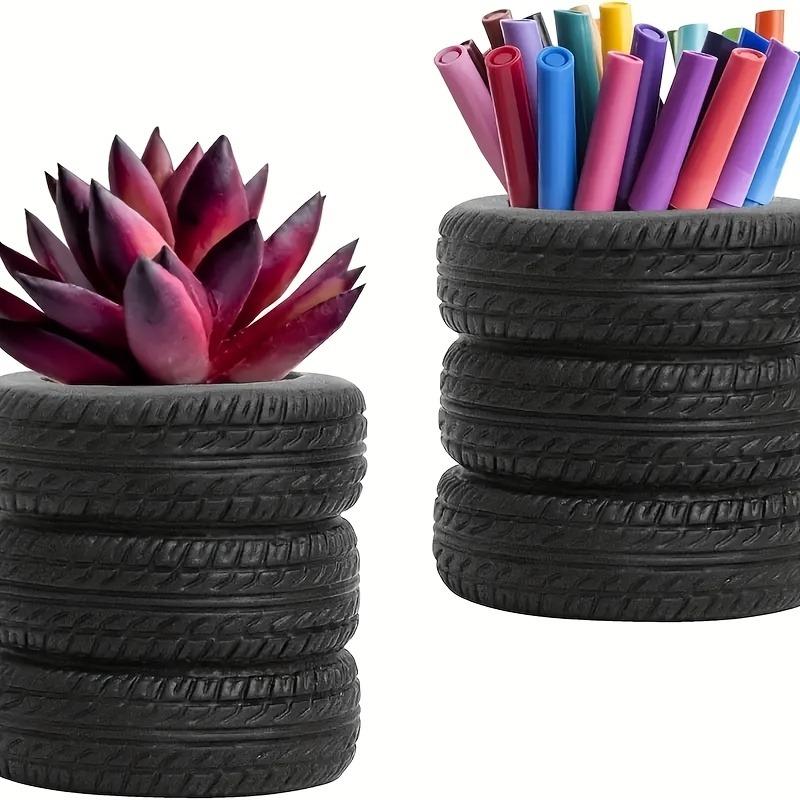 Interesting tire shaped pen holder