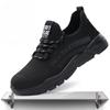 Fashion New Men's Safety Shoes Anti-crush Anti-puncture Anti-slip Steel-toed Shoes Breathable Protective Women's Safety Work Shoes