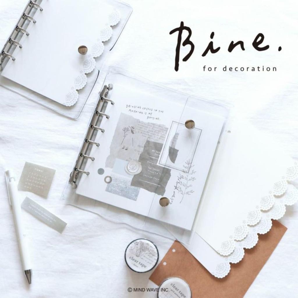 Mindwave Bine A6 Wide Clear Silver Binder,