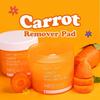 [Limpeza Soonssak] Carrot Lip&Eye Deep Clear Remover Pads 60 folhas, limpeza da Coreia