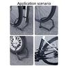 Bike Security Lock Compacts Zincs Alloy Construction For Motorcycles Scooter Weather Resistant Foldable Bicycles Lock