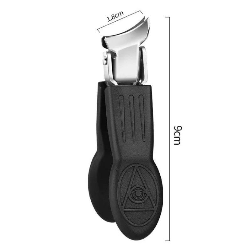 Ultra-Sharp Stainless Steel Angled Nail Clippers & Cuticle Nipper - Salon & Pedicure Tool