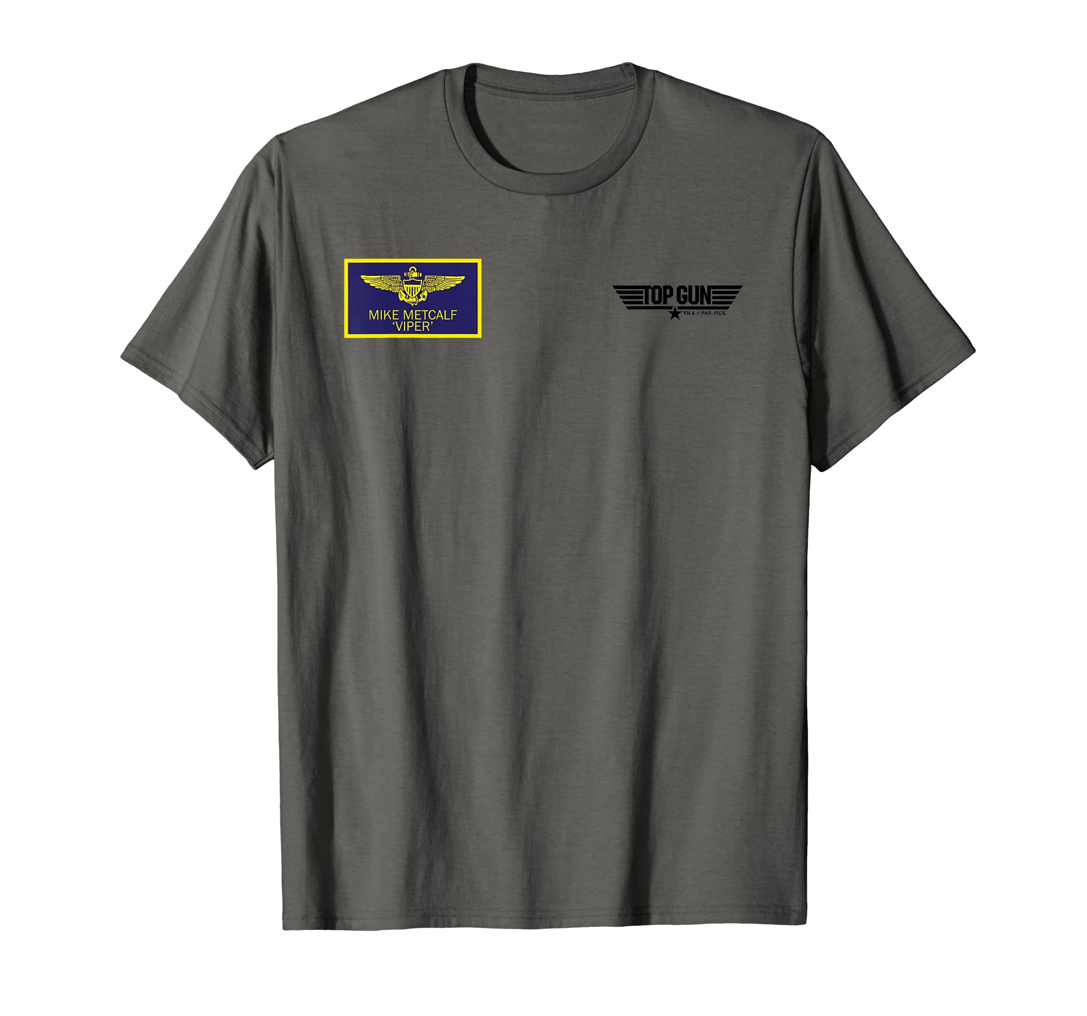 Top Gun Mike Metcalf Viper Chest Badge T-Shirt