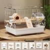 Luxury Acrylic Hamster Villa - Transparent Breeding Cage with Nest