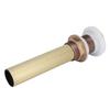 Sink Drain NonOverflow AntiClog Bathroom Wash Basin Drainer Stopper Accessory Antique(Flap Without Hole )