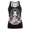 Halloween Animal Anime Digital Print Women's I-shaped Vest Yoga Top