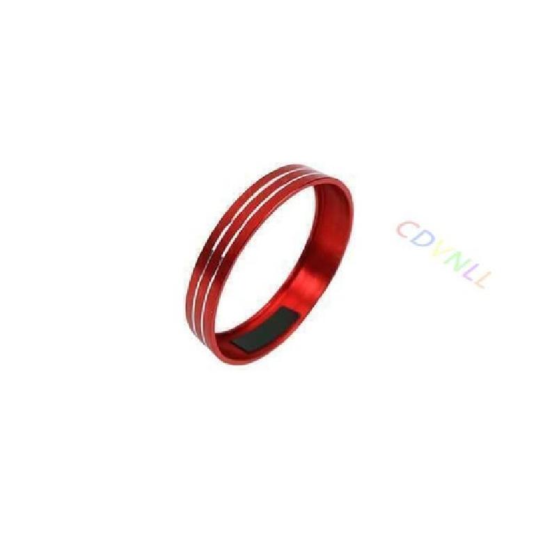 Fit For Ford Focus 2012-18 Red Aluminum Headlight Switch Control Button Trim new