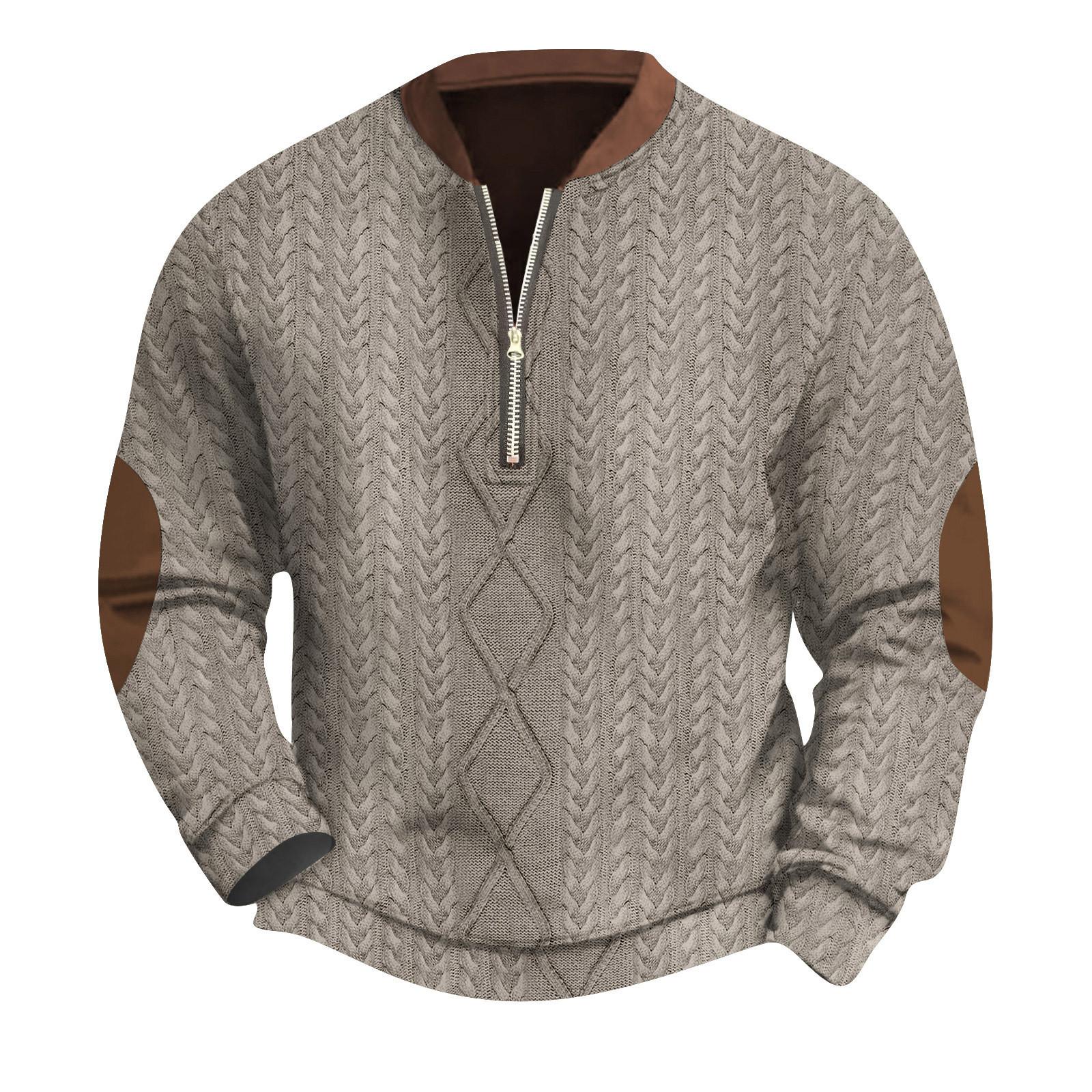 

Мужская повседневная толстовка в стиле ретро с градиентным принтом L хаки