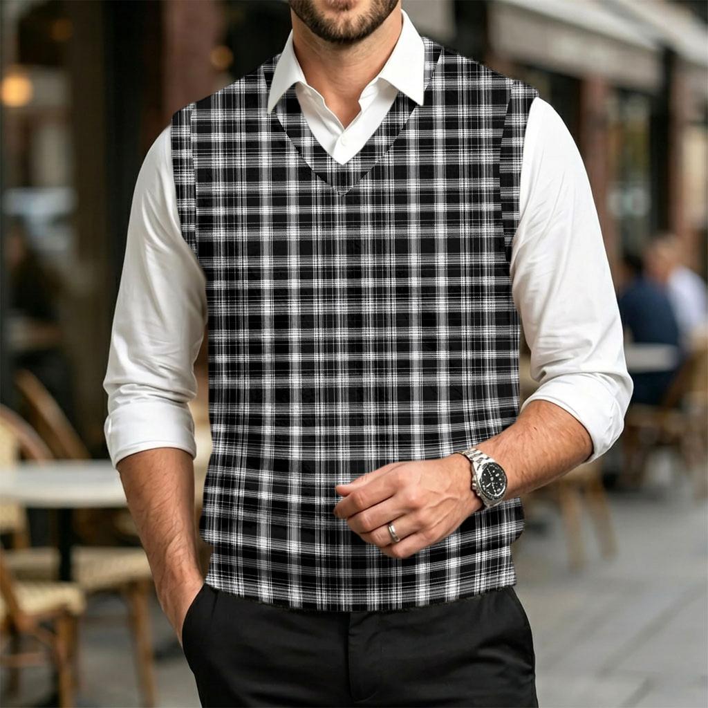 Men's V-Neck Sweater Vest Casual Wool Knit Sleeveless Top for Commute, Work and Everyday Wear