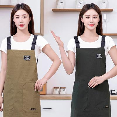 Kitchen Household Cooking Apron Men Women Oil-Proof Waterproof Adult Waist Fashion Coffee Overalls Apron Kitchen Accessories