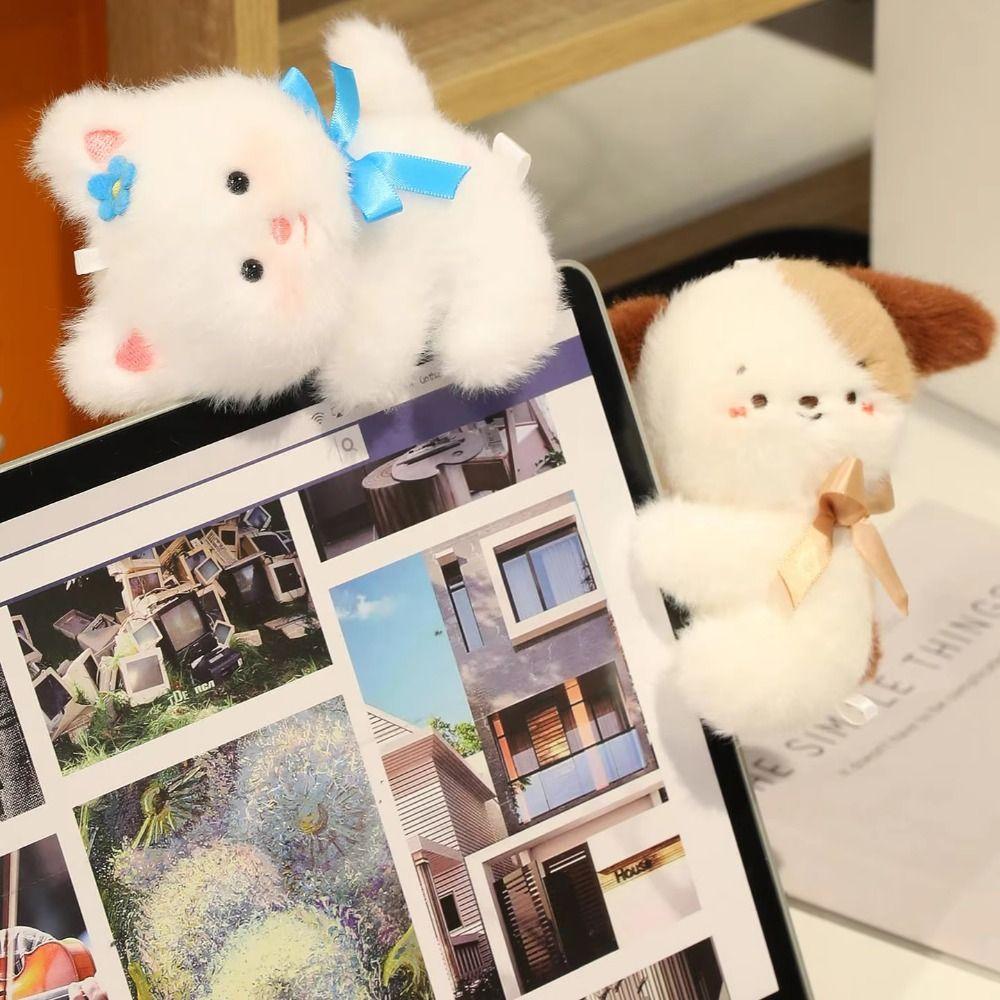 PP Cotton Computer Decorative Dolls Hug Shape Plush Doll Computer Clip  New Year