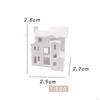 1/500 Dollhouse Miniature Unpainted House Parking Street Railway Landscape Trains Train Scenes