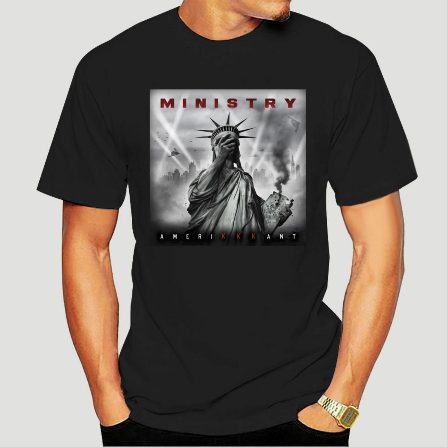 

Министерство Amerikkkant Обложка Альбома Мужская Черная Футболка Размер S M L Xl Xxl Xxxl Топы Футболка Футболка 3801X S чёрный