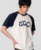 Geuleigaijeukeulleob 2-Type Raglan Color Block Ggc Logo T-Shirt Navy